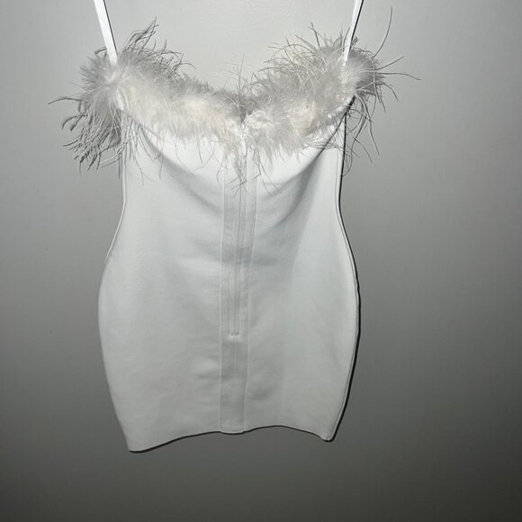 Revolve (White) Ramona Bustier Dress - Picture 3 of 5